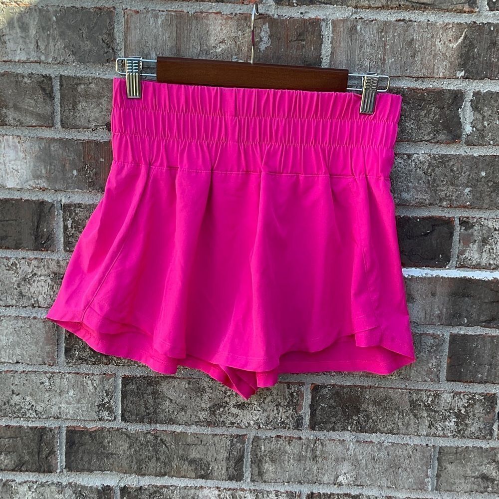 Take 50% OFF- Vanilla Star Vibrant Pink Women's Shorts, Size-S